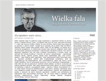 Tablet Screenshot of kossowski.muzeumliteratury.pl