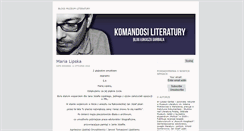 Desktop Screenshot of garbal.muzeumliteratury.pl